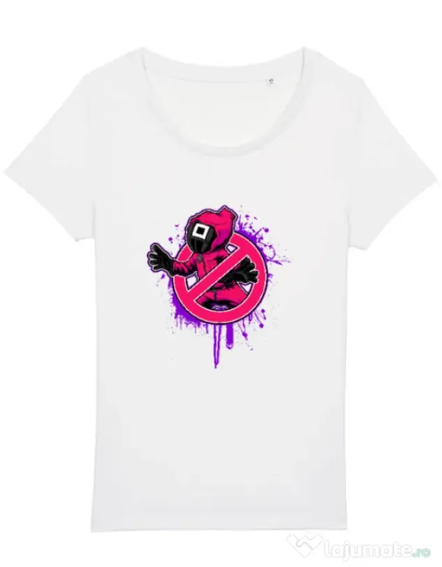 Tricou STANLEY STELLA dama Squid Game 2 Alb