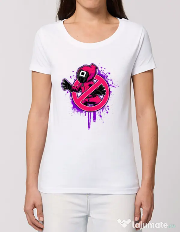 Tricou STANLEY STELLA dama Squid Game 2 Alb
