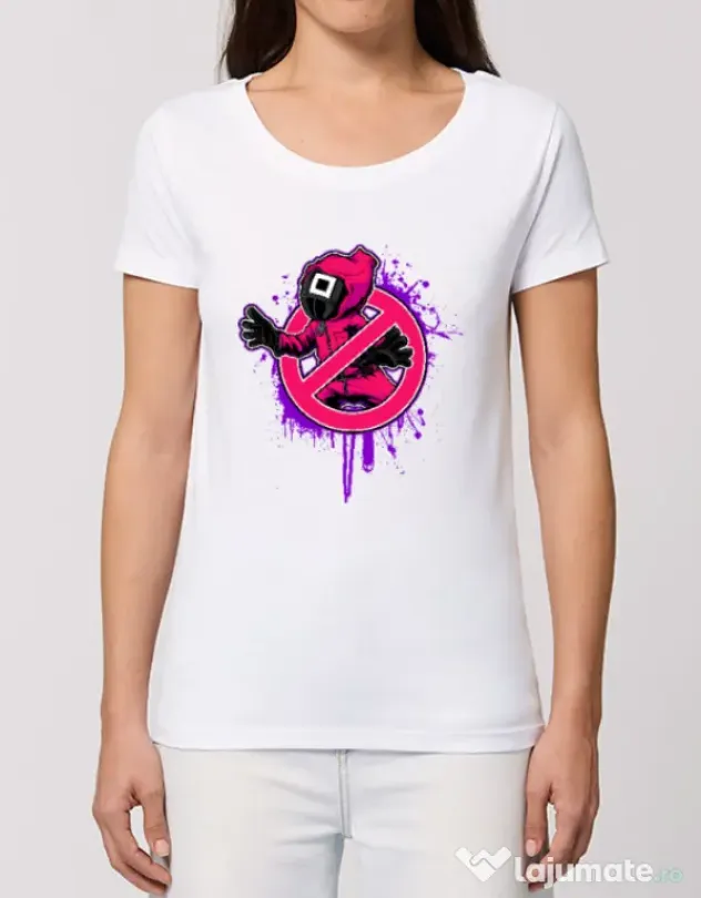 Tricou STANLEY STELLA dama Squid Game 2 Alb