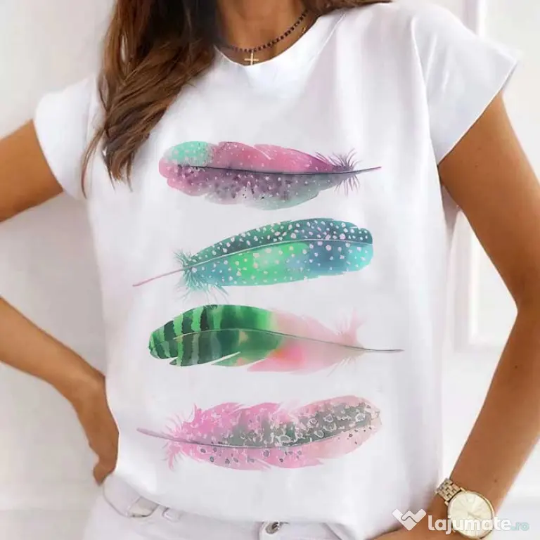 Tricou STANLEY STELLA dama Colorful Feathers