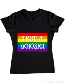 Tricou personalizat dama Trufia Voiosiei Negru