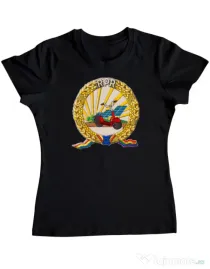Tricou personalizat dama REPER Negru