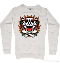 Bluza personalizata dama Death and Flower Migdala melanj
