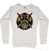Bluza personalizata dama Skull Spartan Migdala melanj