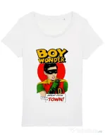 Tricou STANLEY STELLA dama Boy Wonder Alb