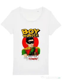 Tricou STANLEY STELLA dama Boy Wonder Alb