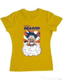 Tricou personalizat dama Dragon Ramen Galben