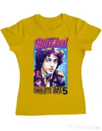 Tricou personalizat dama BILLY JOEL Galben