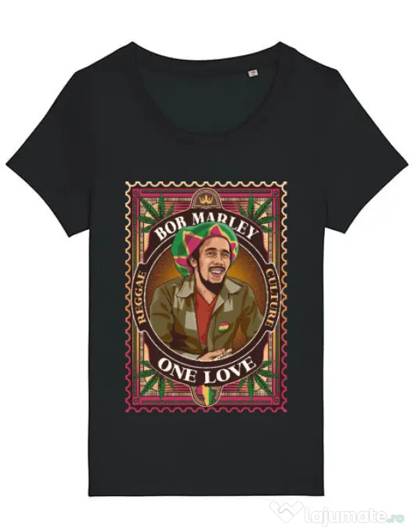 Tricou STANLEY STELLA dama Bob Marley Negru