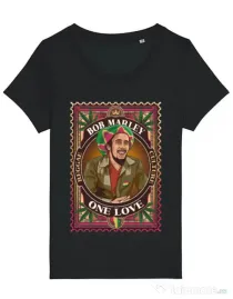 Tricou STANLEY STELLA dama Bob Marley Negru