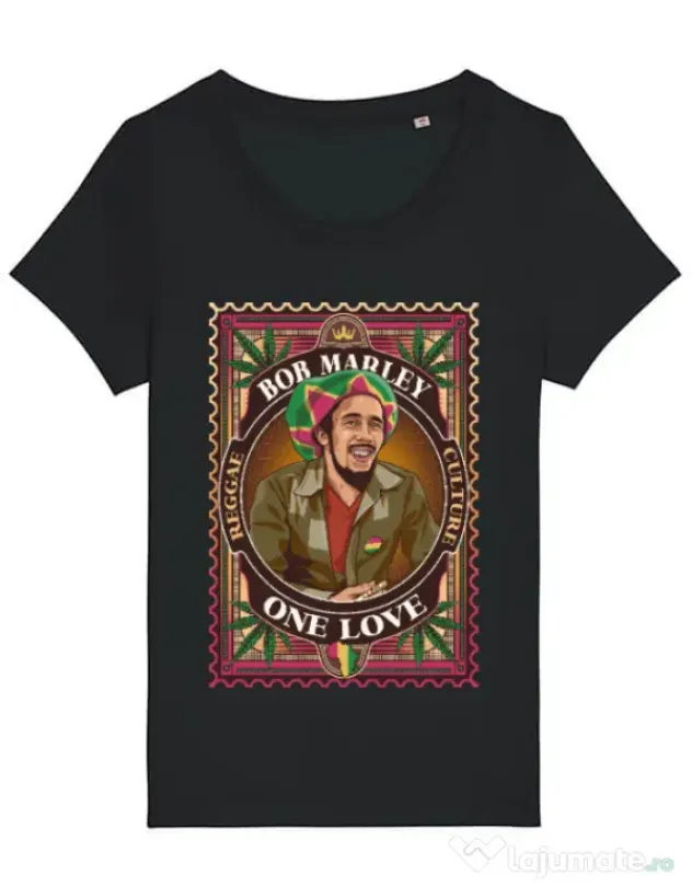Tricou STANLEY STELLA dama Bob Marley Negru