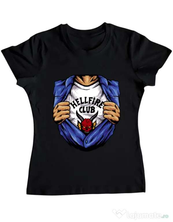 Tricou personalizat dama Release My Superpower Negru