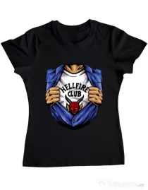 Tricou personalizat dama Release My Superpower Negru