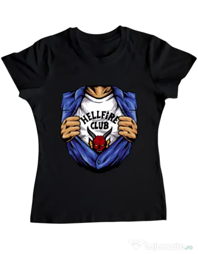 Tricou personalizat dama Release My Superpower Negru