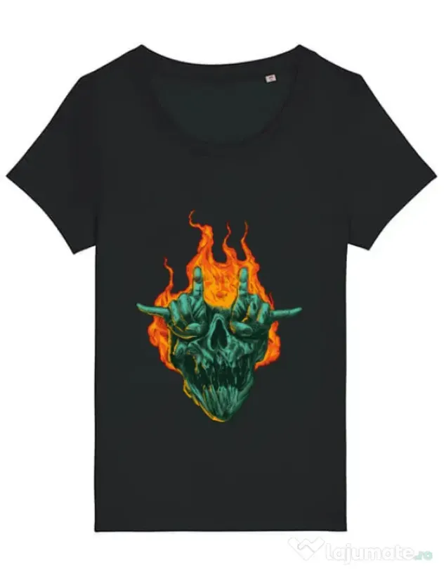 Tricou STANLEY STELLA dama METAL HEADS Negru
