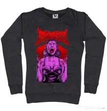 Bluza personalizata dama MADNESS Negru melanj