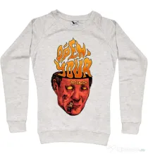 Bluza personalizata dama OPEN YOUR MIND Migdala melanj
