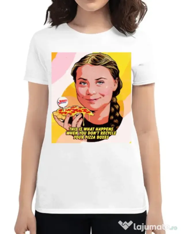Tricou personalizat dama Greta\'s Revenge Alb