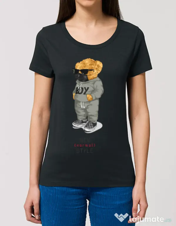 Tricou STANLEY STELLA dama New normal style Negru