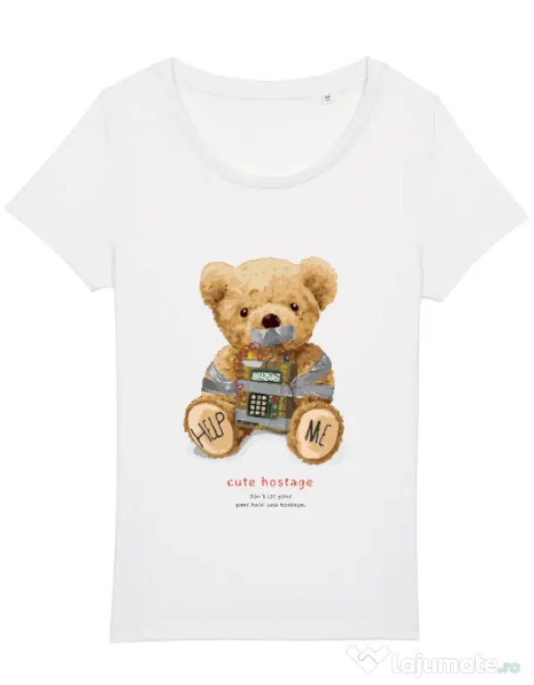 Tricou STANLEY STELLA dama Cute hostage Alb