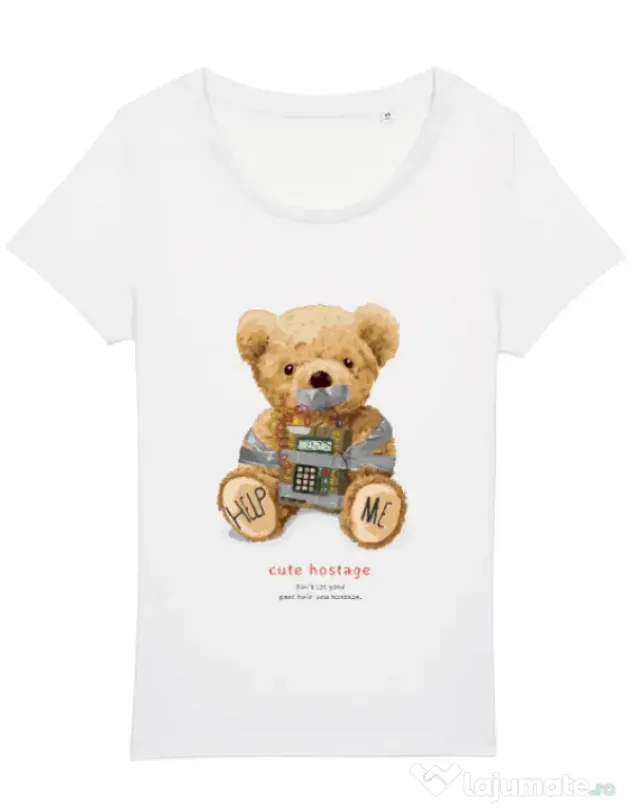 Tricou STANLEY STELLA dama Cute hostage Alb