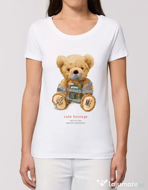 Tricou STANLEY STELLA dama Cute hostage Alb