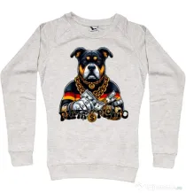 Bluza personalizata dama BULLDOG 08 Migdala melanj