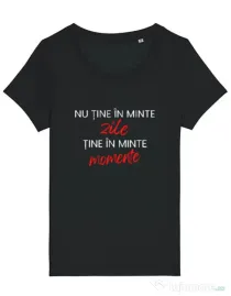 Tricou STANLEY STELLA dama Nu Tine In Minte Zile Negru