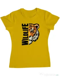 Tricou personalizat dama WildLife Galben