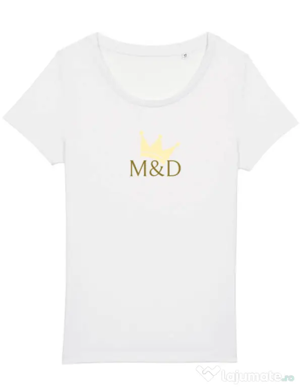Tricou STANLEY STELLA dama M&D QUEEN Alb