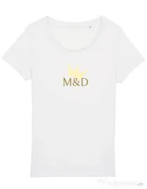 Tricou STANLEY STELLA dama M&D QUEEN Alb