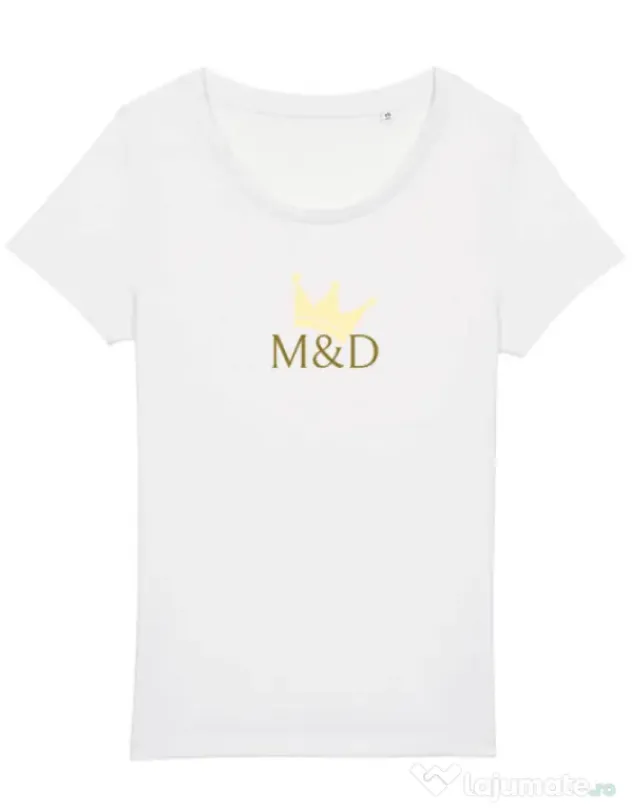 Tricou STANLEY STELLA dama M&D QUEEN Alb