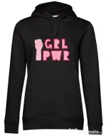 Hanorac dama cu gluga GRL PWR Negru