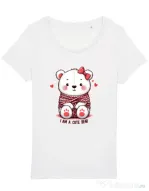 Tricou STANLEY STELLA dama CUTE BEAR 2 Alb