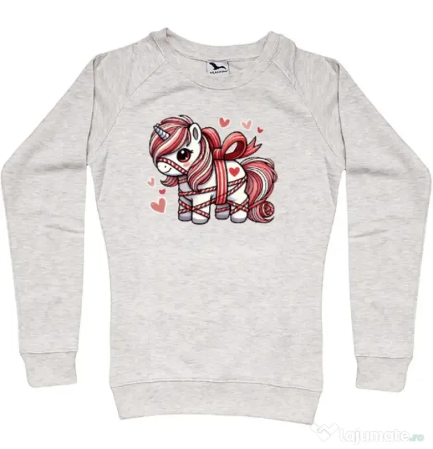 Bluza personalizata dama Cute ponny Migdala melanj