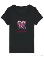 Tricou STANLEY STELLA dama Valentine\'s Day  2025 Negru