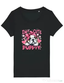 Tricou STANLEY STELLA dama BULLDOG 13 Negru