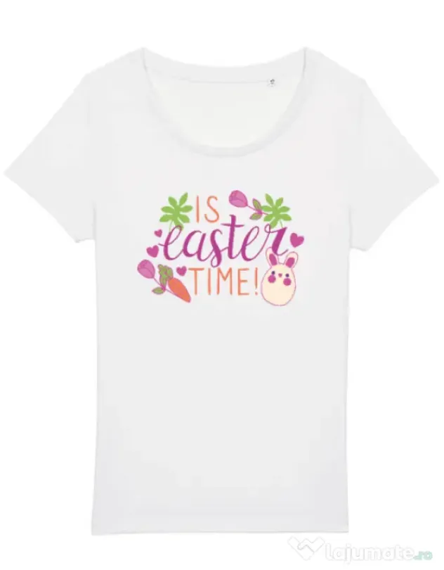 Tricou STANLEY STELLA dama IS EASTER TIME Alb