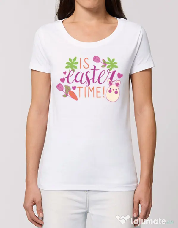 Tricou STANLEY STELLA dama IS EASTER TIME Alb