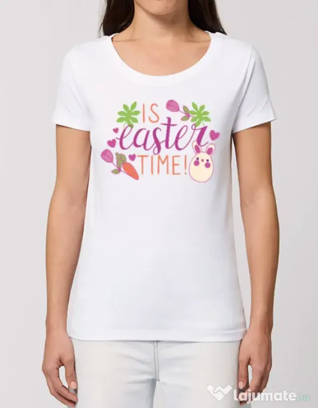 Tricou STANLEY STELLA dama IS EASTER TIME Alb