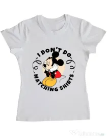 Tricou ADLER dama Matching shirts Alb