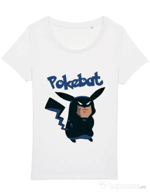 Tricou STANLEY STELLA dama Pokebat Alb