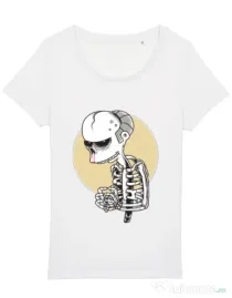 Tricou STANLEY STELLA dama Death of Grandfather Alb