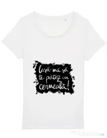 Tricou STANLEY STELLA dama Te patez cu cerneala Alb