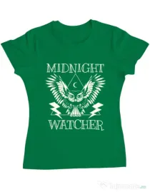 Tricou ADLER dama Midnight Watcher Verde mediu