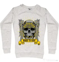 Bluza ADLER dama Born to ride Migdala melanj