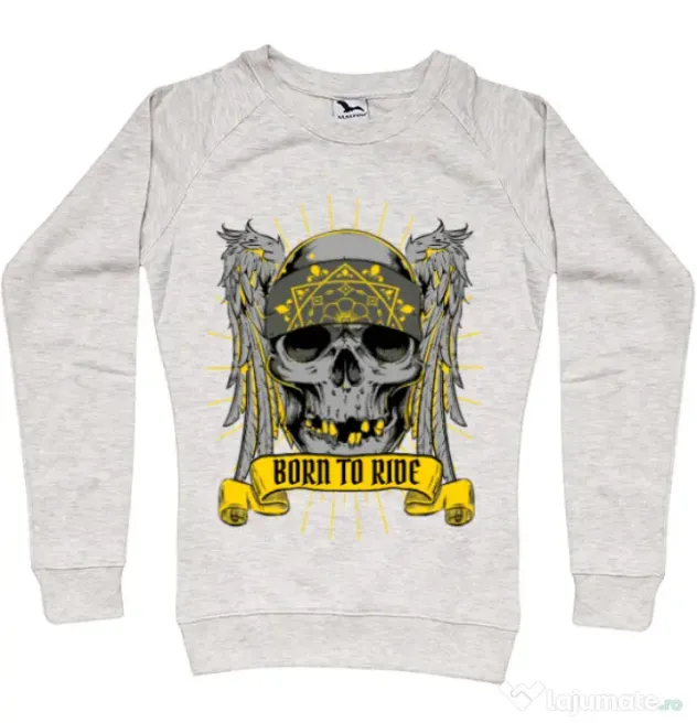 Bluza ADLER dama Born to ride Migdala melanj