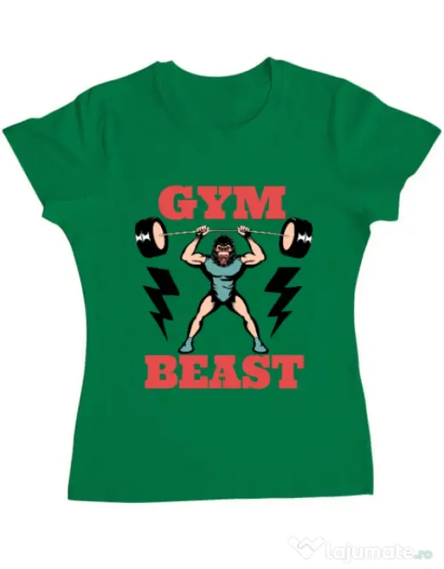 Tricou ADLER dama Gym Beast Verde mediu