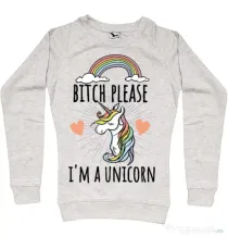 Bluza ADLER dama Bitch Please Migdala melanj