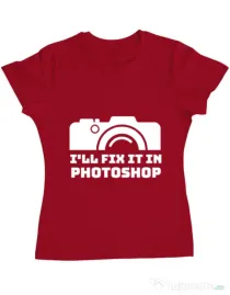Tricou ADLER dama I’ll fix it Rosu